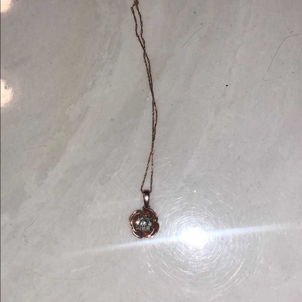 Rose necklace